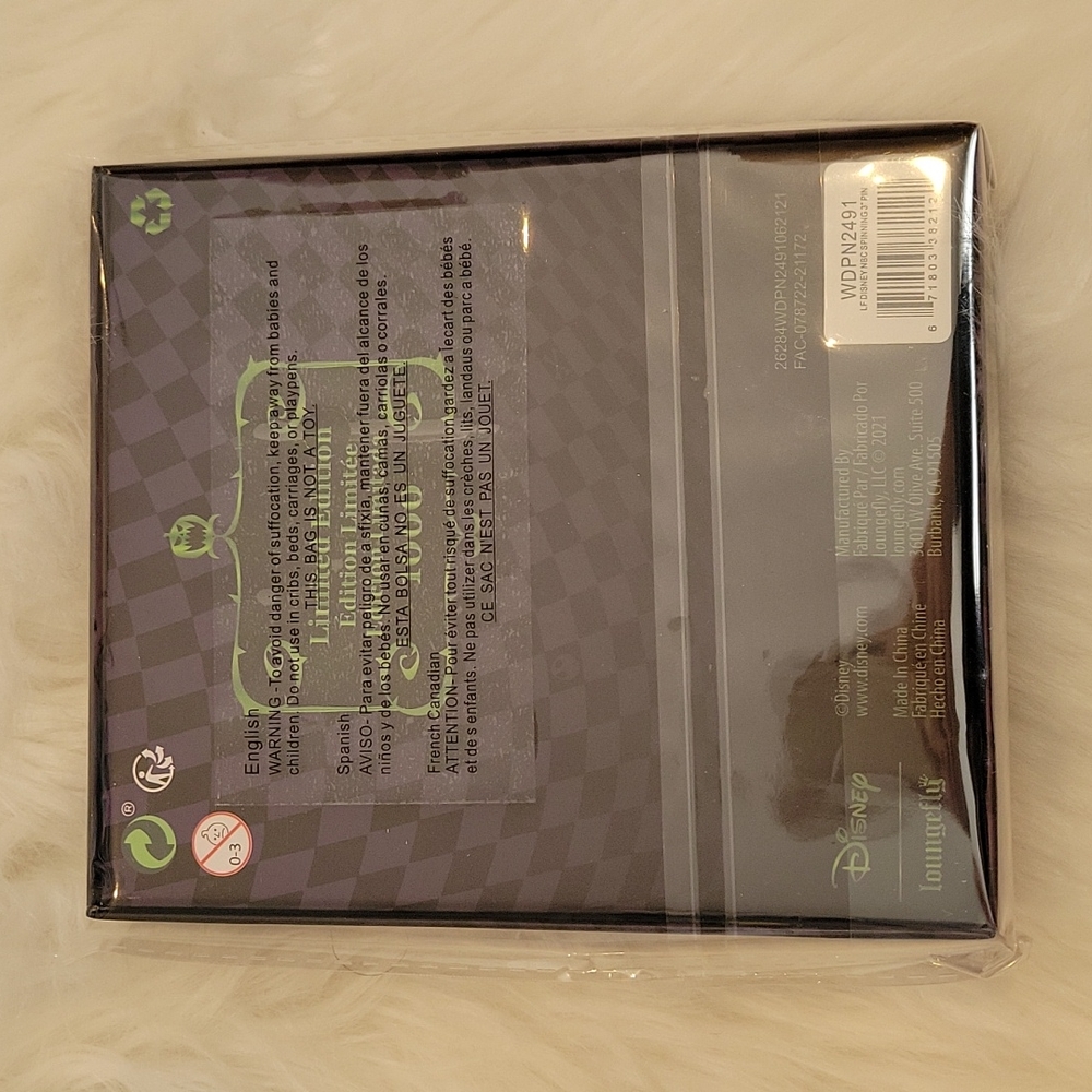 NWT Loungefly Nightmare Before Christmas Oogie Boogie Wheel Mini Backpack - Picture 10 of 11